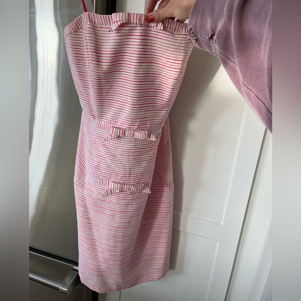 Strapless striped vineyard vines dress